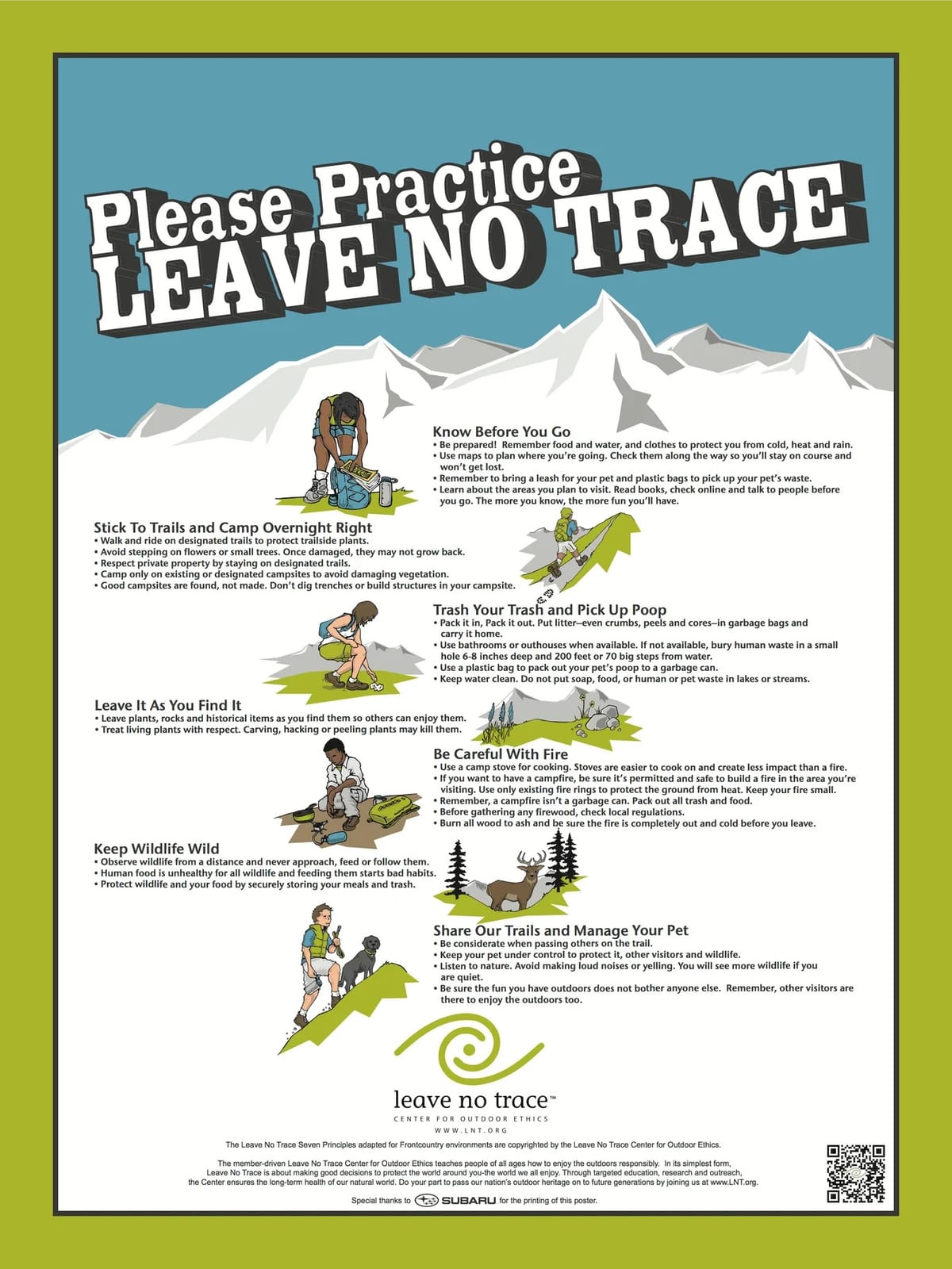 Leave No Trace: Outdoor Ethics